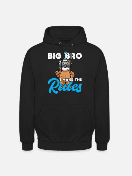 Storebror Storebror Äldsta Bröderna - Luvtröja unisex - svart