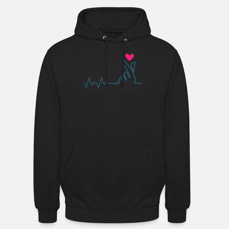 Kpop Moda - Felpa con cappuccio unisex - nero