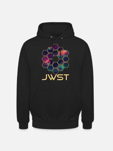 Télescope spatial James Webb - Sweat-shirt à capuche unisexe - noir
