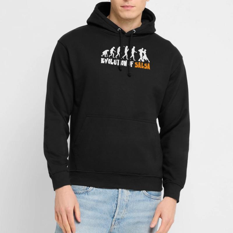 Evolution Salsa, Salsa dancer Unisex Hoodie