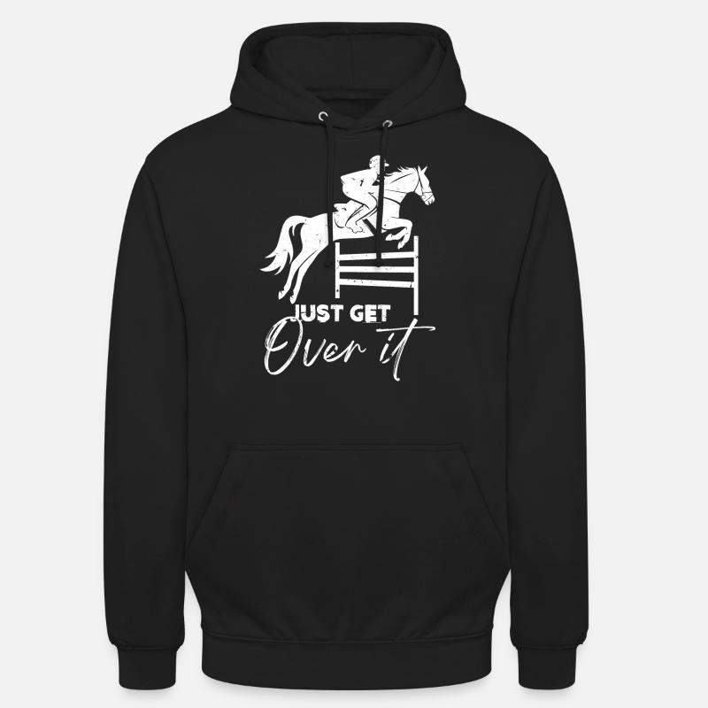 Pferd, Pferde, Mädchen Und Pferde - Unisex Hoodie - Schwarz