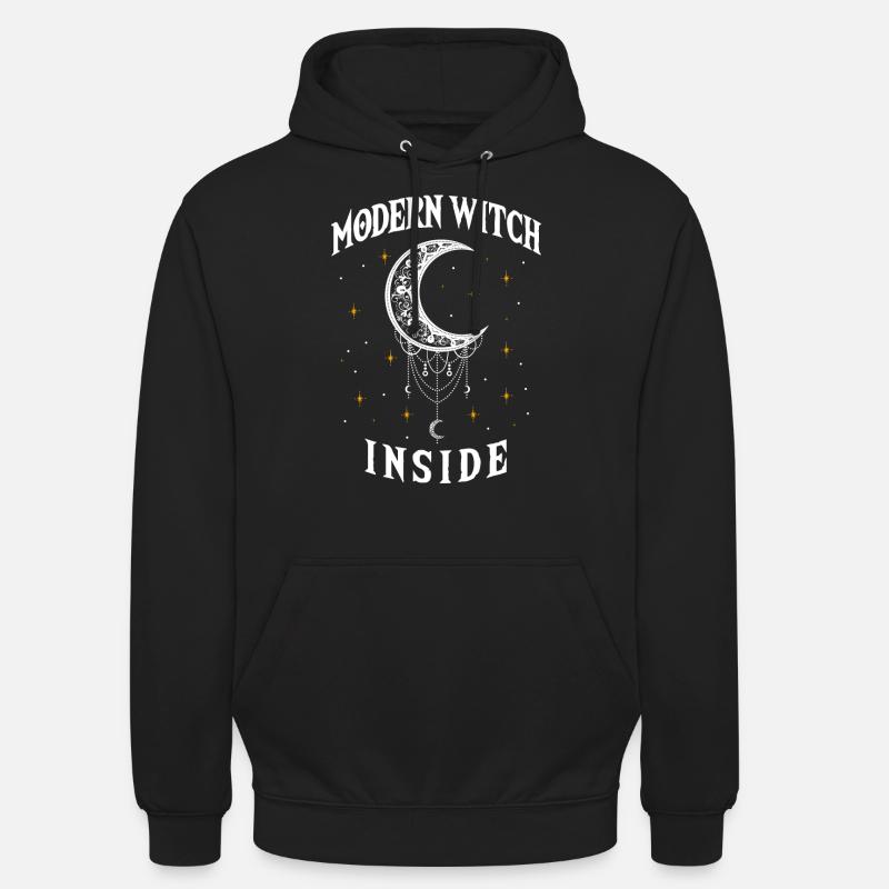 Moderne Hexe Innen, Hexerei Wiccan - Unisex Hoodie - Schwarz