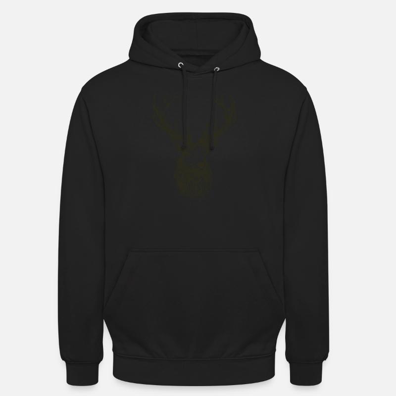 Cervo da cacciatore per cacciatori Felpa con cappuccio unisex