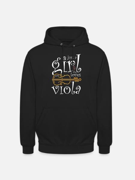 Viola Player music lovers - Unisex Hoodie - black