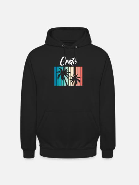 Kreta - Unisex Hoodie - Schwarz
