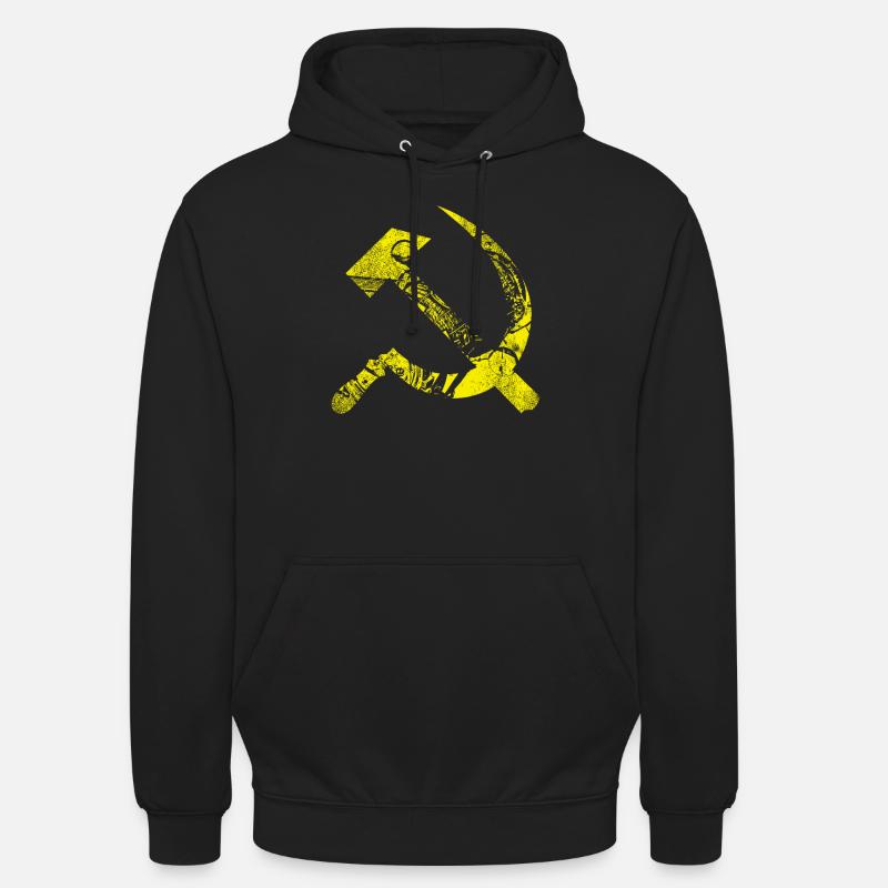 Hammer and sickle - Unisex Hoodie - black