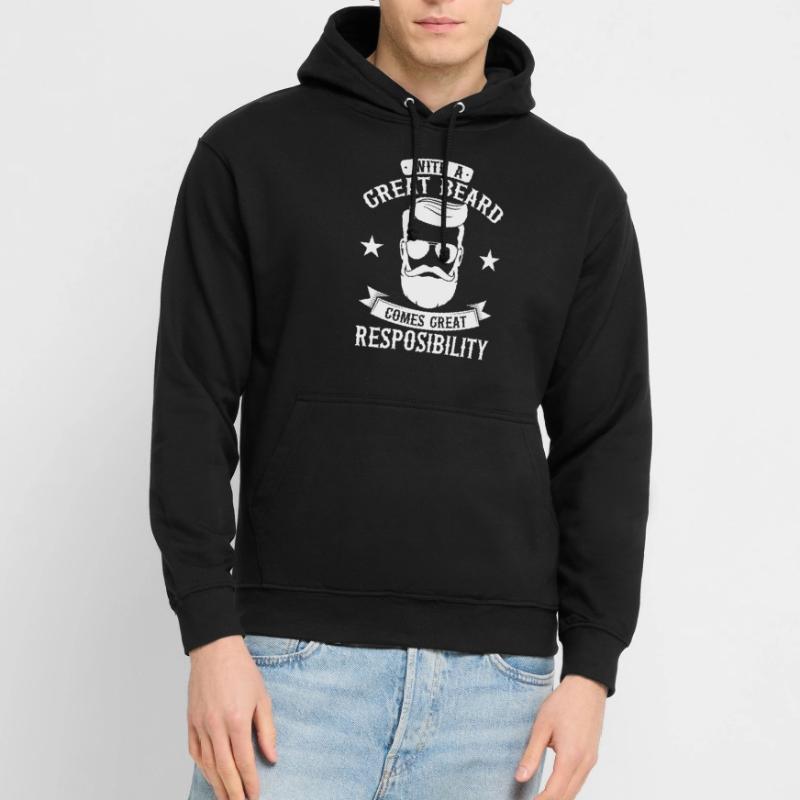 Bart Vollbart Barträger Geschenk, Bart Unisex Hoodie