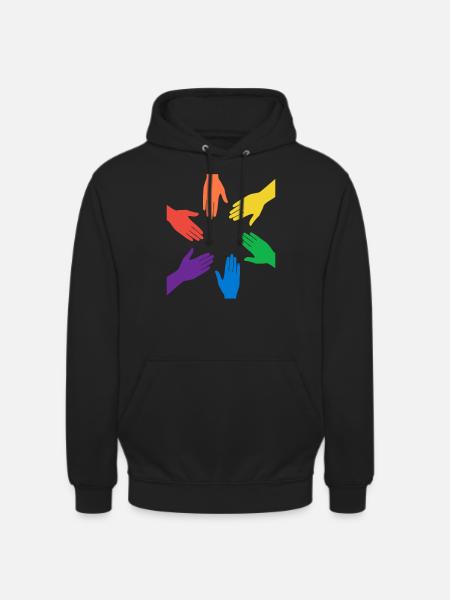 Rainbow - Unisex Hoodie - black