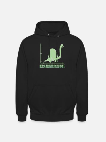 Dinosaurier Mathe Pythagoras Mathematiker - Unisex Hoodie - Schwarz