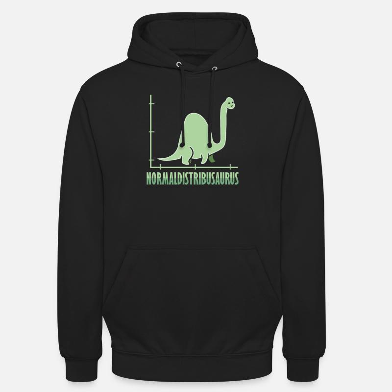 Dinosaure Math Pythagore Mathématicien - Sweat-shirt à capuche unisexe - noir