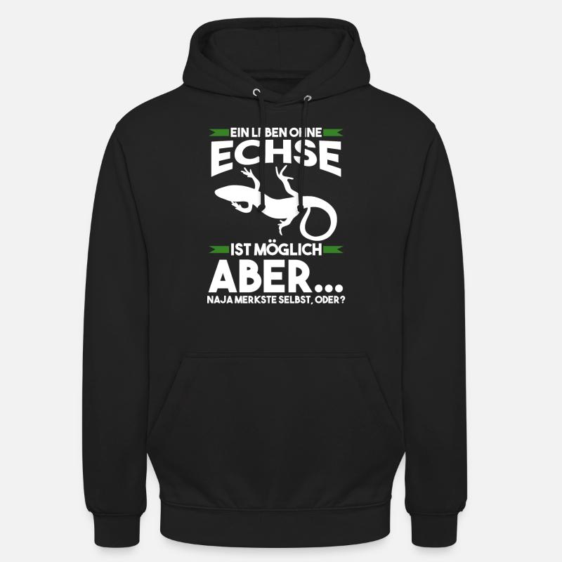 Terrarium Echse Echsen - Unisex Hoodie - Schwarz