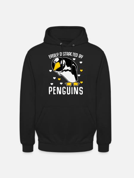 Pinguin Penguin Pinguine - Unisex Hoodie - Schwarz