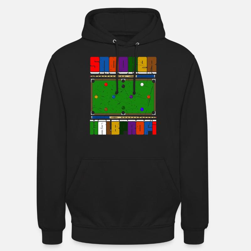 Snooker Halbprofi - Unisex Hoodie - Schwarz