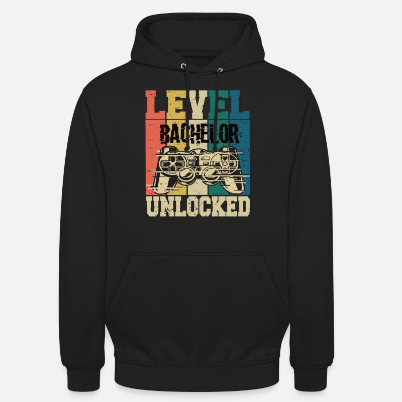 Niveau Bachelor Débloqué - Sweat-shirt à capuche unisexe - noir