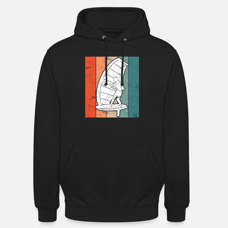 Feuille d’aile - Sweat-shirt à capuche unisexe - noir