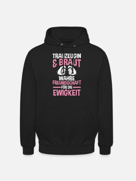 Trauzeugin - Unisex Hoodie - Schwarz