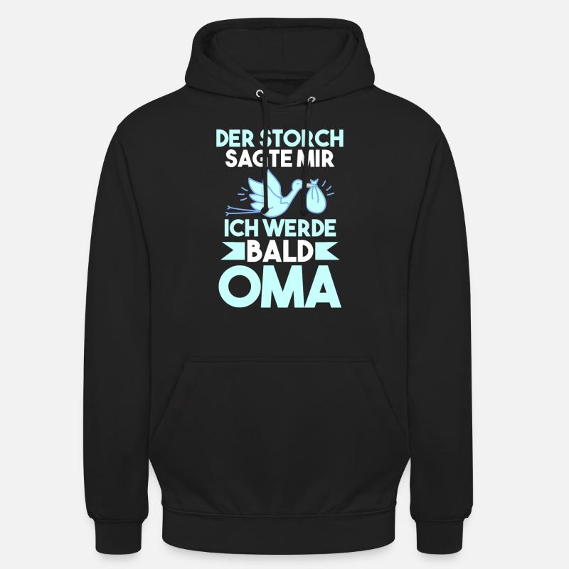 Werdende Oma - Unisex Hoodie - Schwarz