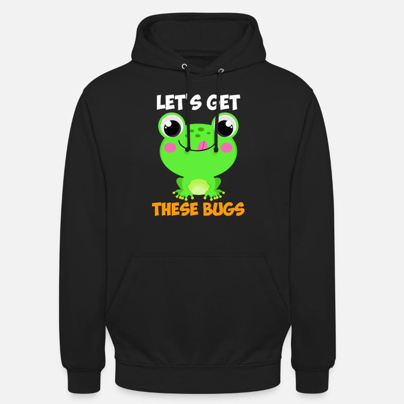 Obtenons ces Bugs Frog Programmer - Sweat-shirt à capuche unisexe - noir