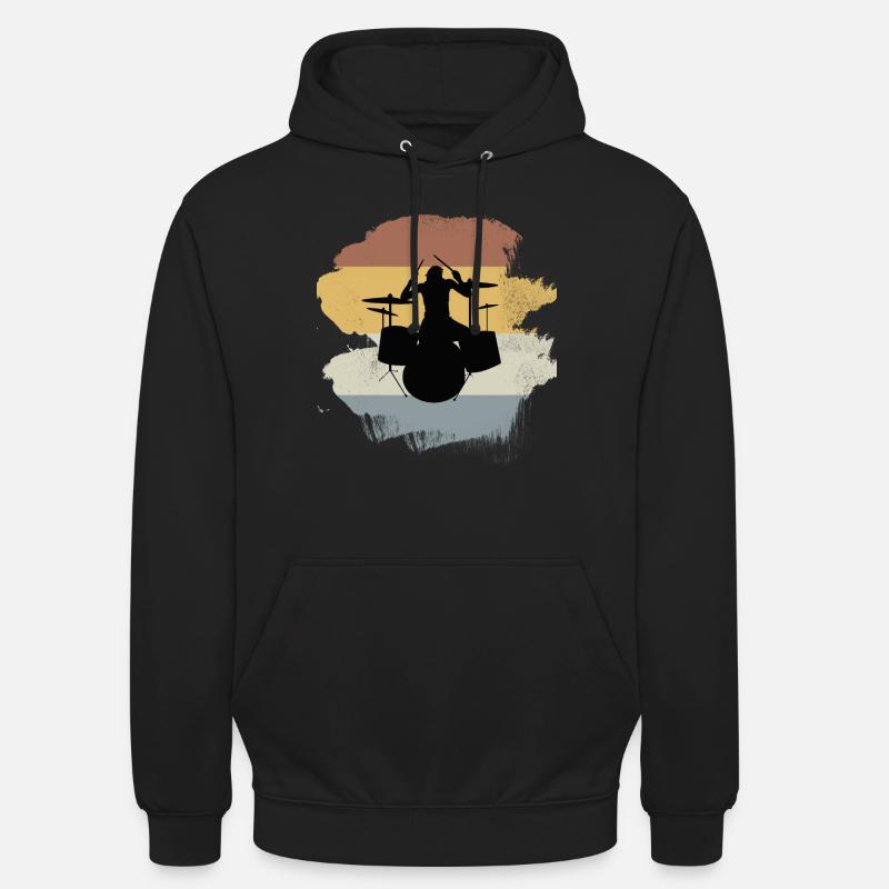 Percussion Percussion Schlagzeug - Unisex Hoodie - Schwarz