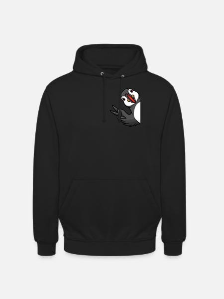 Puffin bird lovers - Unisex Hoodie - black