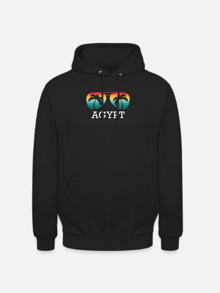 Egypt Holiday Travel Summer Sun Souvenir - Unisex Hoodie - black