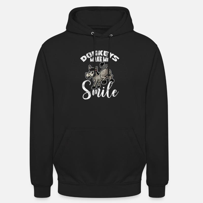 Esel - Unisex Hoodie - Schwarz