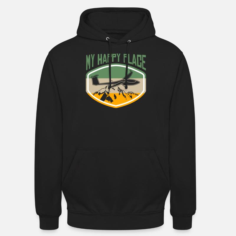Gliding Glider Glider Glider - Unisex Hoodie - black