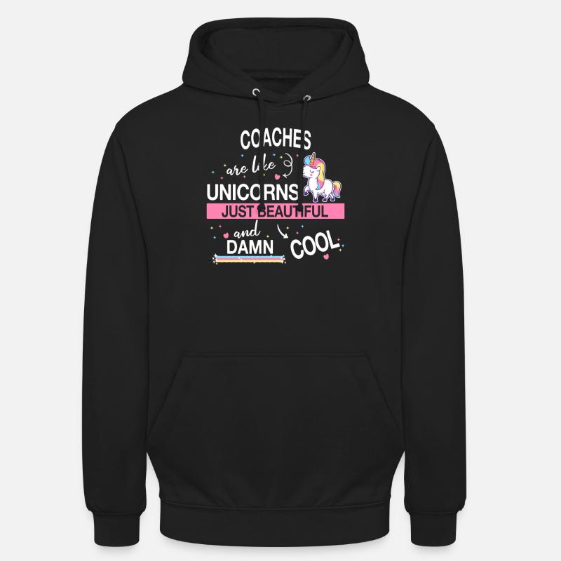 Coach Trainer - Unisex Hoodie - Schwarz