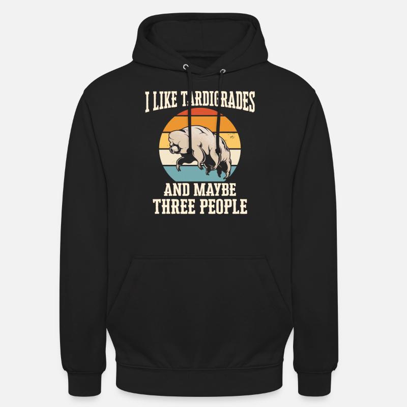 Bärtierchen - Unisex Hoodie - Schwarz