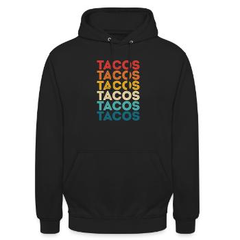 Taco - Unisex Hoodie - Schwarz - Vorne - Alina (178cm) & Michal (187cm)
