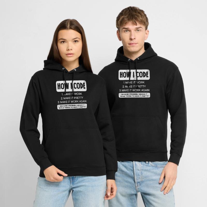 Programmeur, Code, Nerd, Programmation Sweat-shirt à capuche unisexe
