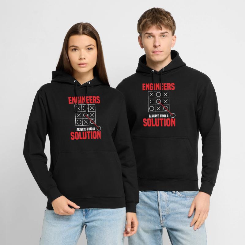 Engineers Always Find A Solution Engineering Appar Unisex Hoodie