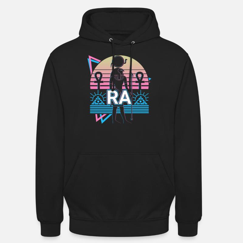 Ra Dieu Égyptien Egypte Cadeau - Sweat-shirt à capuche unisexe - noir