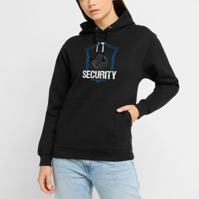 It Security Hack Hacker Hacking Cybersecurity Unisex Hoodie