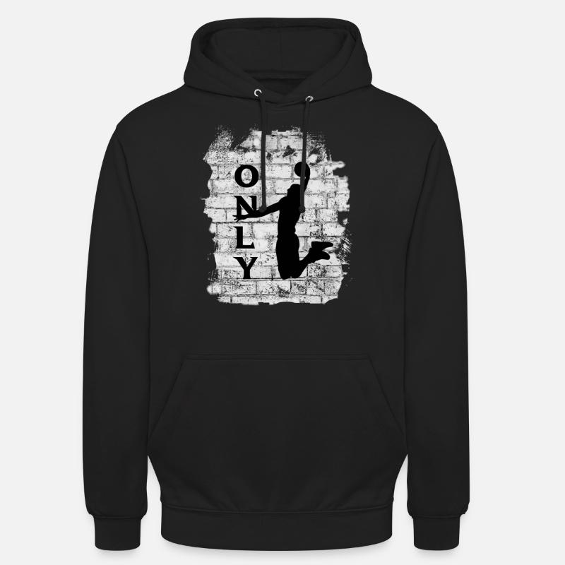 BASKET-BALL - Sweat-shirt à capuche unisexe - noir