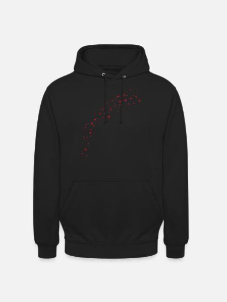 Perfekter Roter Sternenbogen - Unisex Hoodie - Schwarz