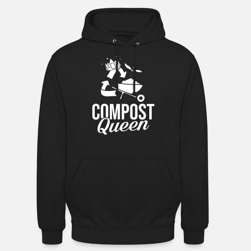 Kompostierung Kompost Wurm Abfall - Unisex Hoodie - Schwarz