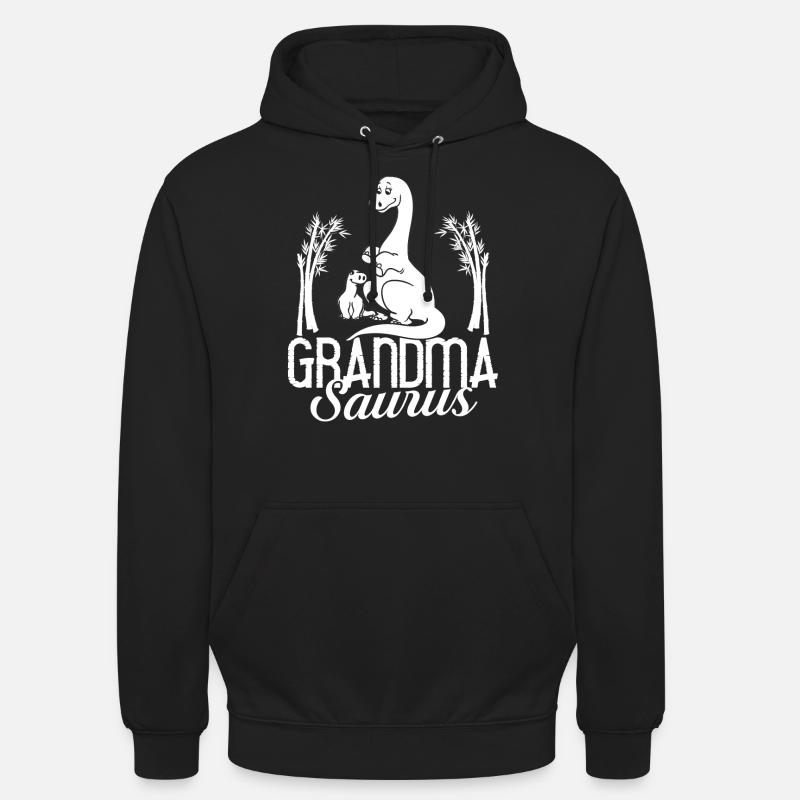 Dinosaurier Oma Saurus Omasaurus Großmutter - Unisex Hoodie - Schwarz