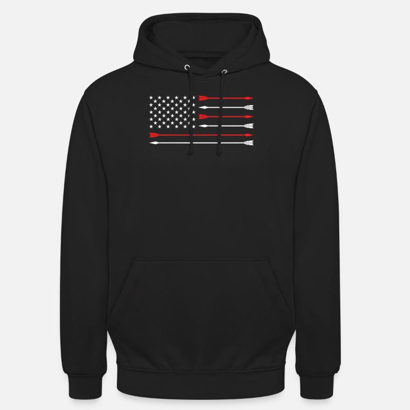 USA Archery Archer - Unisex Hoodie - black