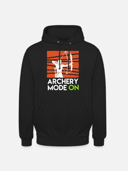 Archery Mode On Compoundbogen - Unisex Hoodie - Schwarz