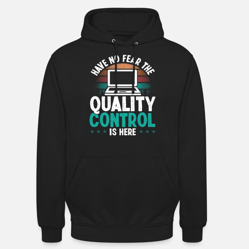 Software Testing Vintage Quality Assurance Code - Unisex Hoodie - black