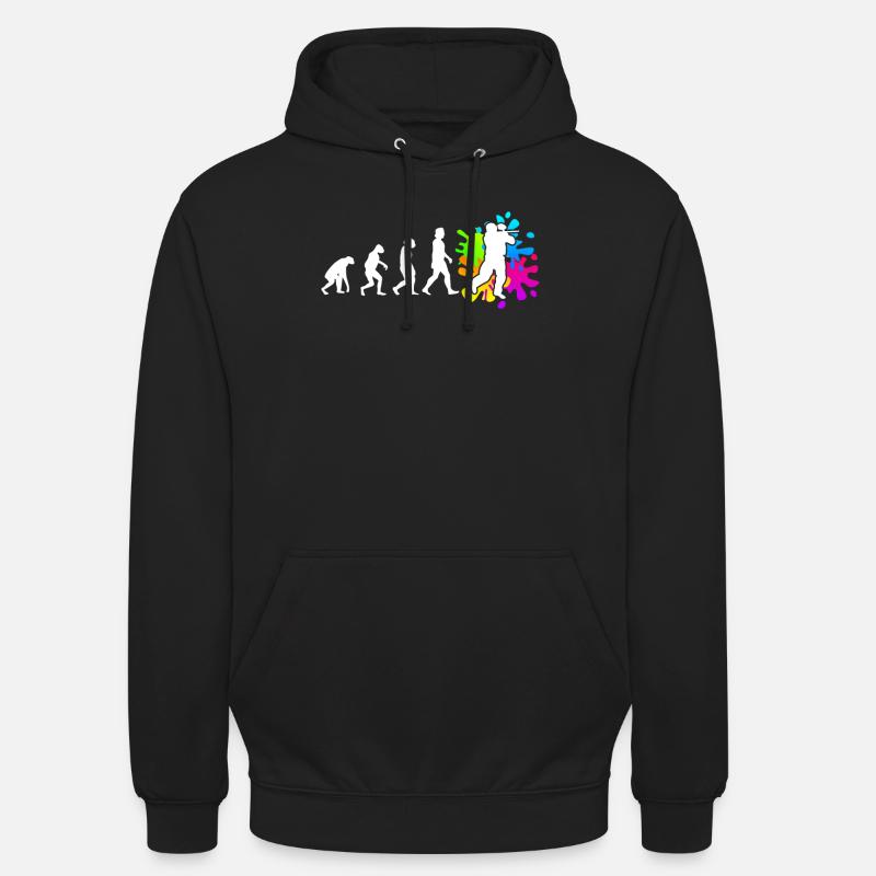 Paintball Evolution Paintballer - Sweat-shirt à capuche unisexe - noir