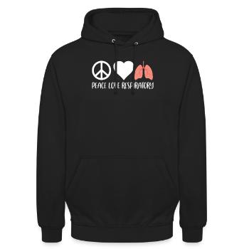 Physician Assistant Respiratory Therapist Nurse - Unisex Hoodie - black - Front - Alina (178cm) & Michal (187cm)