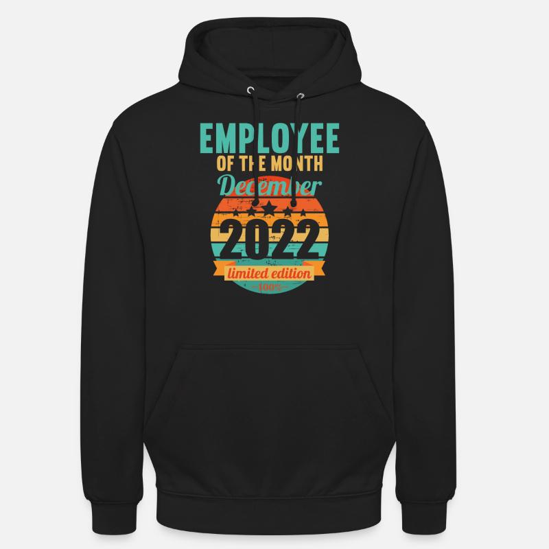 Mitarbeiter des Monats Dezember 2022 - Unisex Hoodie - Schwarz