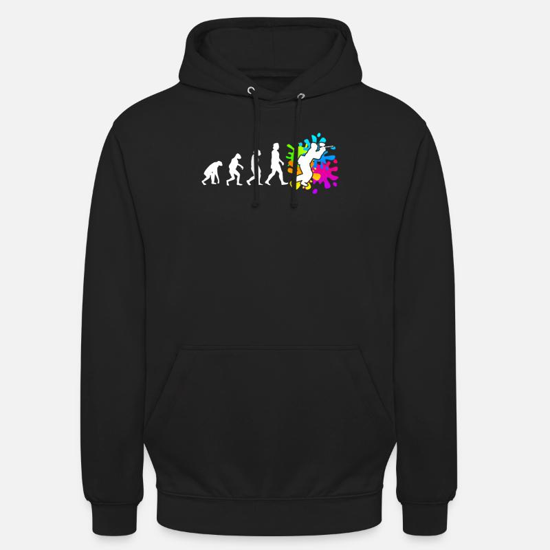 Paintball Evolution Paintballer - Sweat-shirt à capuche unisexe - noir