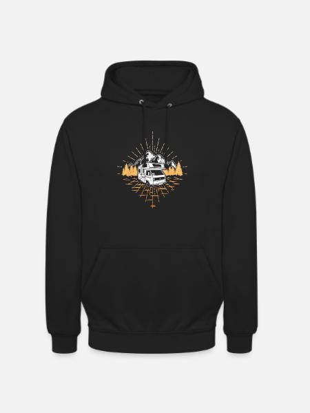 Motorhome Campervan - Unisex Hoodie - black