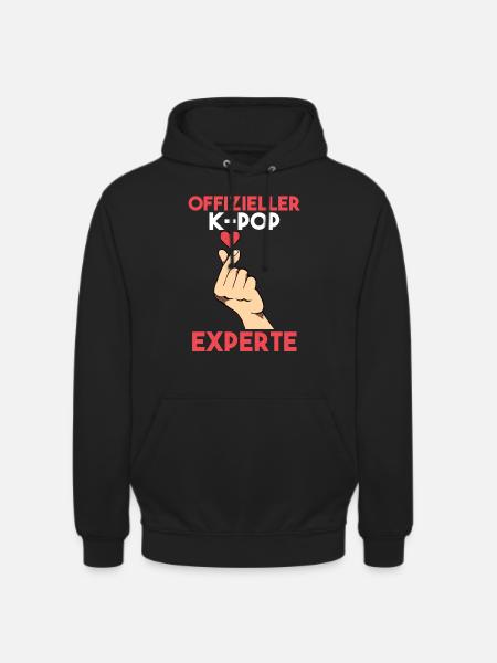 K-pop - Unisex Hoodie - Schwarz