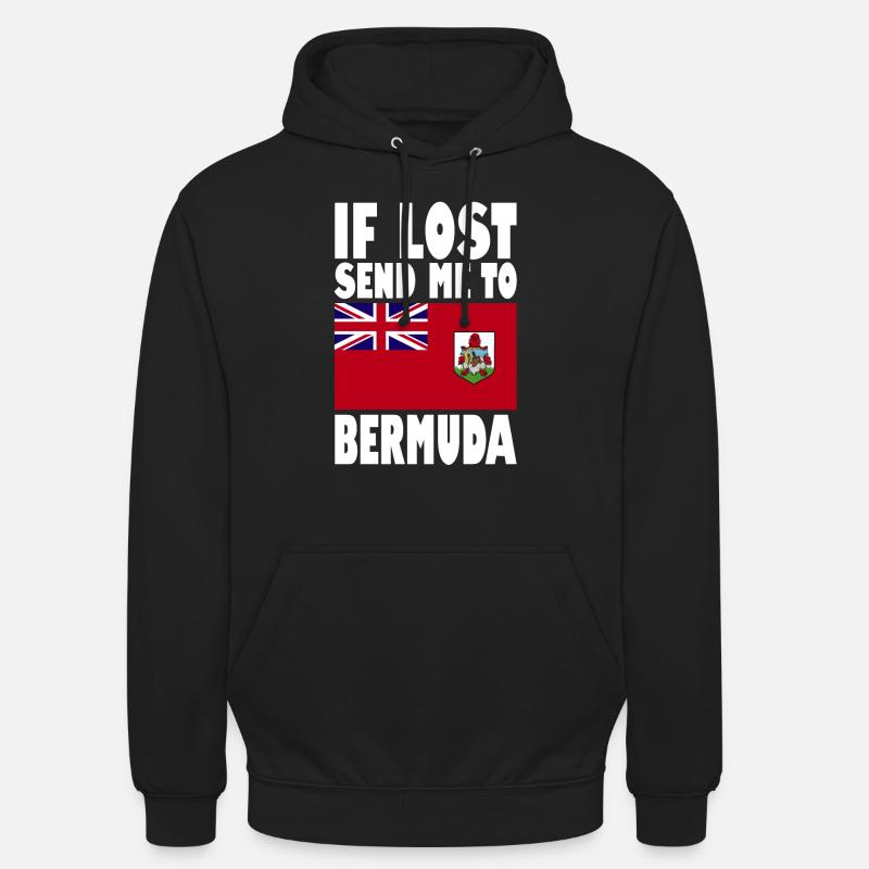 Drapeau des Bermudes - Sweat-shirt à capuche unisexe - noir