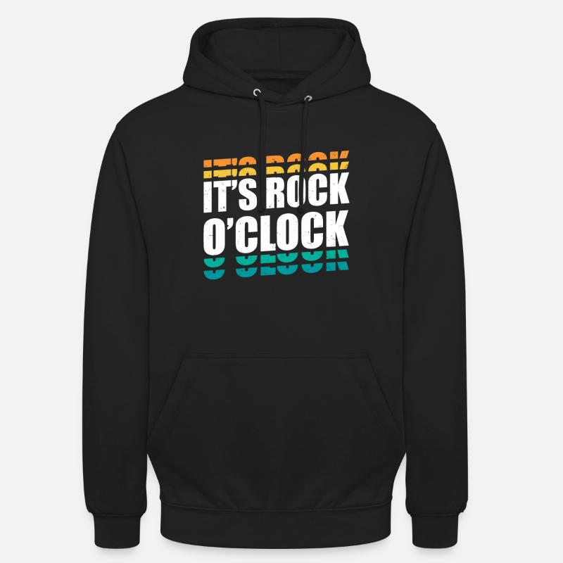 It’s Rock O’Clock - Géologue - Sweat-shirt à capuche unisexe - noir