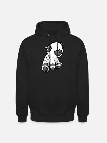Moutons à nez noir du Valais - Sweat-shirt à capuche unisexe - noir